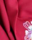 卒業式袴単品レンタル[刺繍]ローズピンク色に花とリボンの刺繍[身長143-147cm]No.788